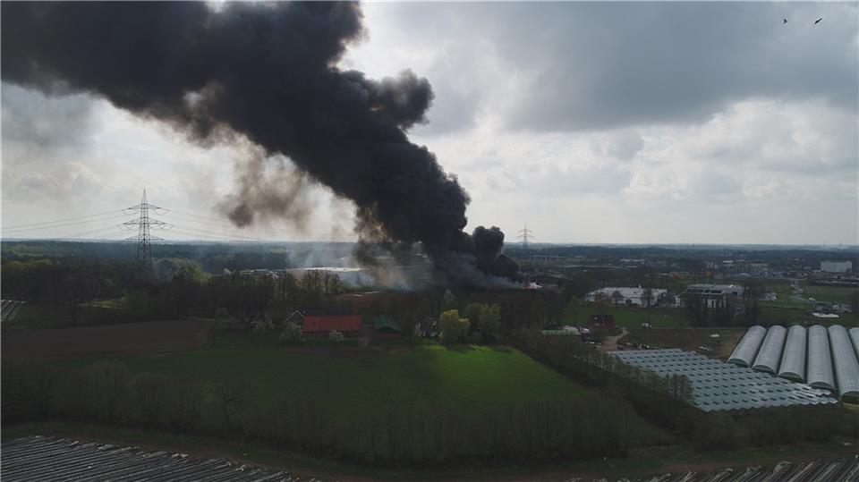 Brand bei Borchers