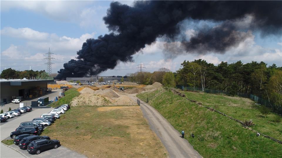 Brand bei Borchers