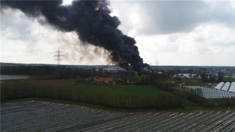 Brand bei Borchers