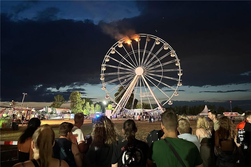 Brand beim Highfield-Festival: Die Ermittlungen dauern weiter an. (Archivbild)Str./dpa