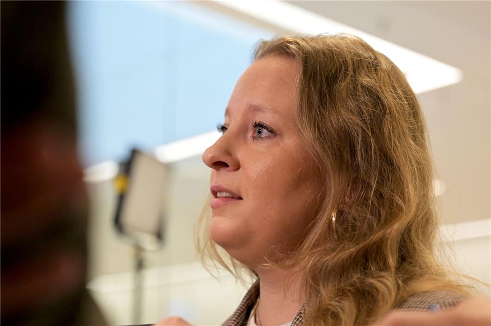 Brandenburgs BSW-Landesvorsitzende Friederike Benda tritt wieder für die Parteispitze im Land an. (Archivbild) Michael Bahlo/dpa