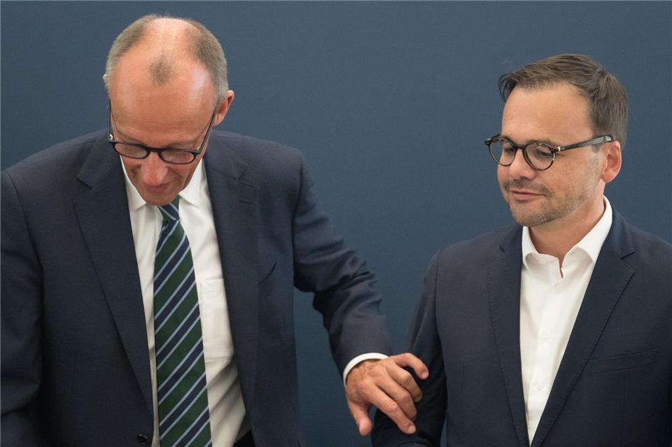 Brandenburgs CDU-Fraktions- und Landeschef Jan Redmann sieht Kanzler Friedrich Merz mit seiner umstrittenen Äußerung zum Stadtbild bewusst missverstanden. (Archivbild)Sebastian Gollnow/dpa