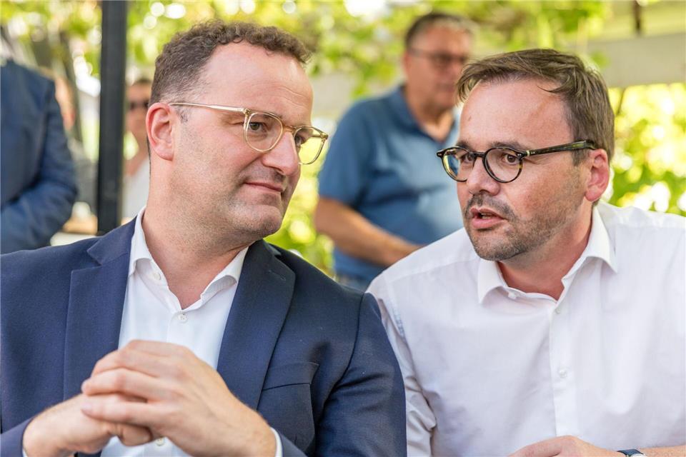 Brandenburgs CDU-Landeschef Jan Redmann äußert sich zum Rücktritt von Unionsfraktionschef Jens Spahn (CDU). (Archivbild)Frank Hammerschmidt/dpa