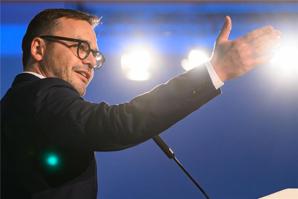 Brandenburgs CDU-Landeschef Jan Redmann ist im Amt bestätigt worden.Patrick Pleul/dpa