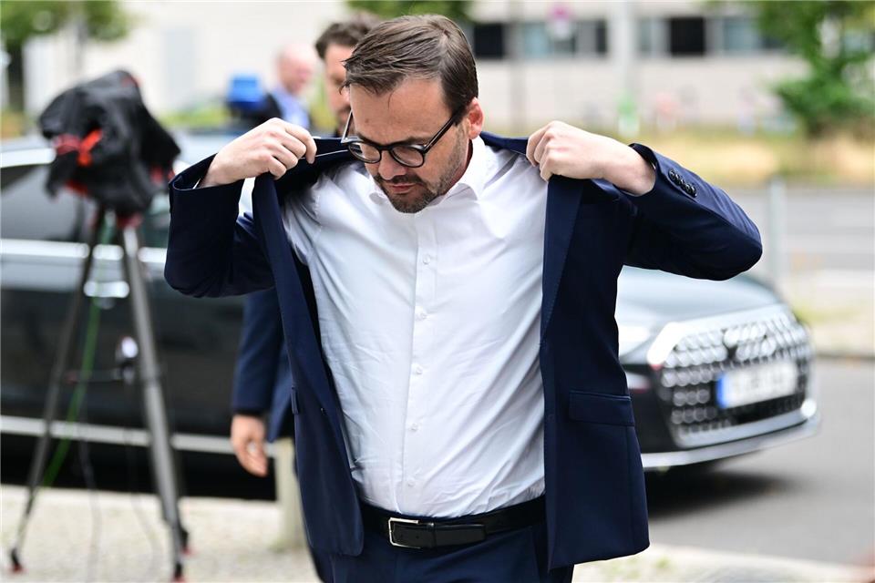 Brandenburgs Innenminister Fabian Sommer/dpa