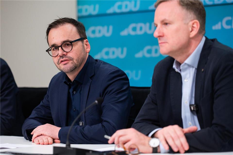 Brandenburgs Innenminister Jan Redmann (CDU) wird am „Star Wars Day“ bei Instagram zum „Hüter der inneren Sicherheit“, CDU-Fraktionschef Steeven Bretz zum „Anführer des Brandenburger Ordens“. (Archivbild)Christophe Gateau/dpa