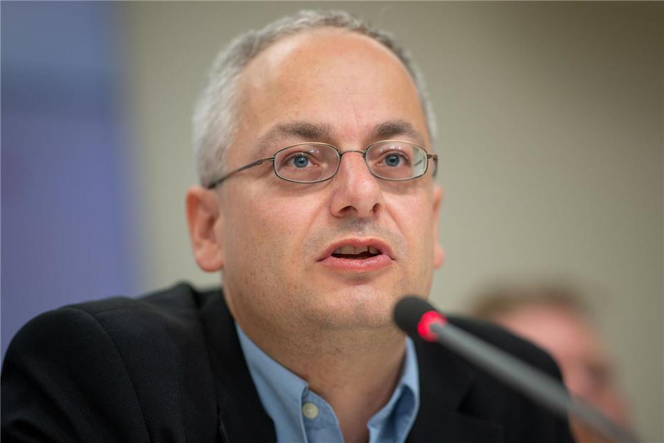 Brandenburgs Linken-Geschäftsführer Stefan Wollenberg äußert sich zum Austritt des Antisemitismusbeauftragten Andreas Büttner aus der Partei. (Archivbild)Monika Skolimowska/dpa-Zentralbild/dpa