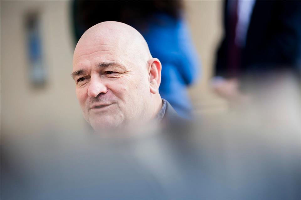 Brandenburgs Vize-Ministerpräsident Robert Crumbach (BSW) äußert sich zum Koalitionsstreit über die Rundfunkreform und den Jugendmedienschutz. (Archivbild)Christoph Soeder/dpa