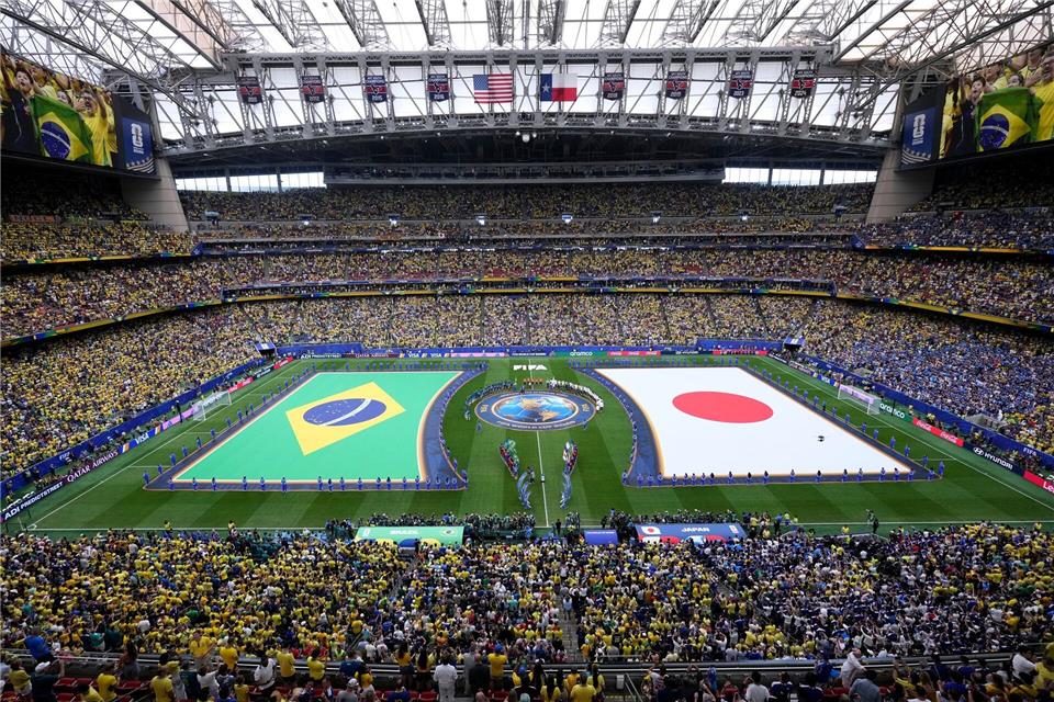 Brasilien und Japan bestreiten in Houston ihr Sechzehntelfinale.Eric Smith/FR171023 AP/AP/dpa