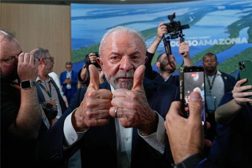 Brasiliens Präsident Luiz Inácio Lula da Silva wollte viel erreichen - doch der Erfolg ist überschaubar. (Archivbild)Eraldo Peres/AP/dpa