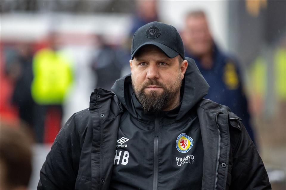 Braunschweigs Trainer Heiner Backhaus.Harald Tittel/dpa