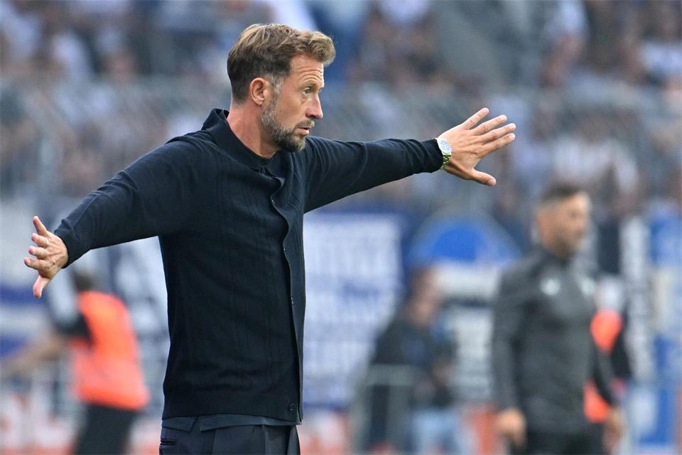 Braunschweigs Trainer Lars Kornetka.Swen Pförtner/dpa