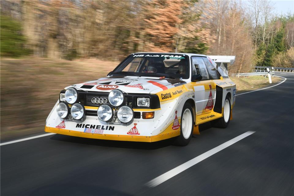 Brave Rollerei? Die Szene täuscht. In Wirklichkeit ist der Audi Sport quattro S1 schlichtweg ein Monster.Fabian Hoberg/dpa-tmn