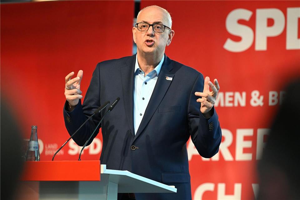 Bremens Regierungschef hat an die Verantwortung der SPD appelliert, der Bundesregierung zum Erfolg zu verhelfen. Carmen Jaspersen/dpa