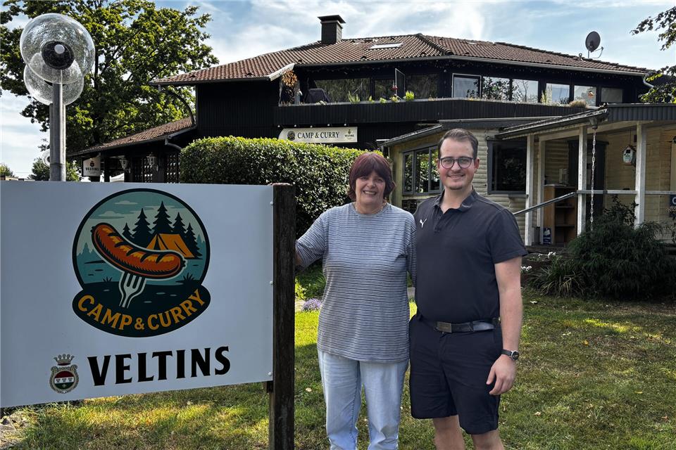 Brigitte Köhne und David Modrow eröffnen am Freitag die neue Gastronomie „Camp & Curry“.