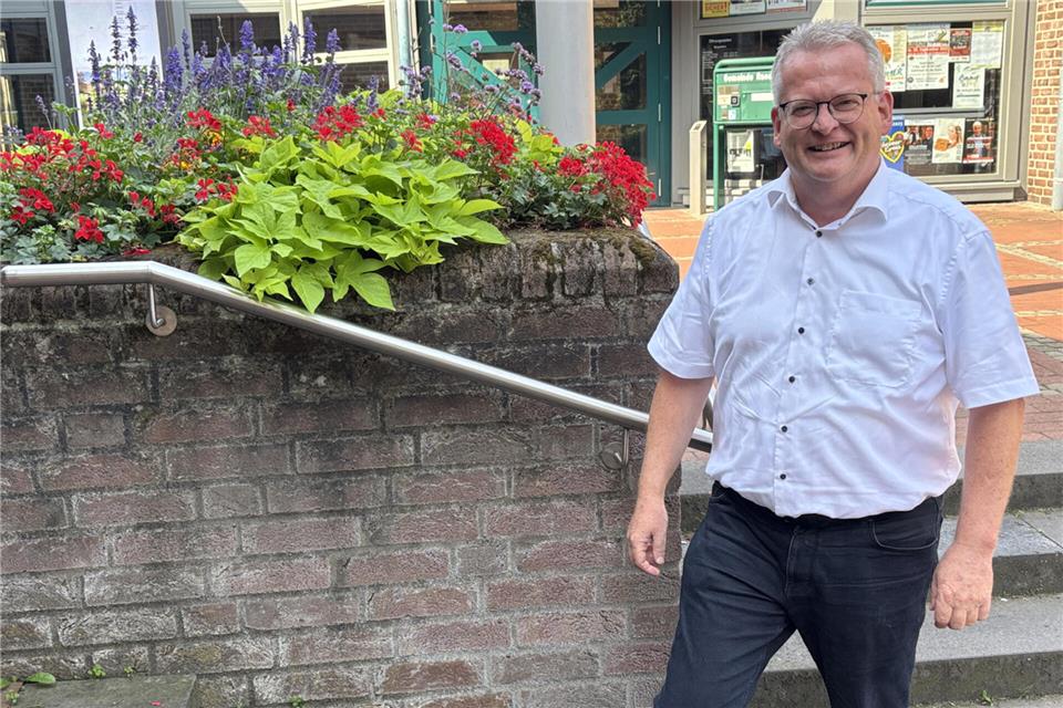 Bürgermeister Martin Tesing ist noch bis Ende Oktober der Chef im Raesfelder Rathaus.