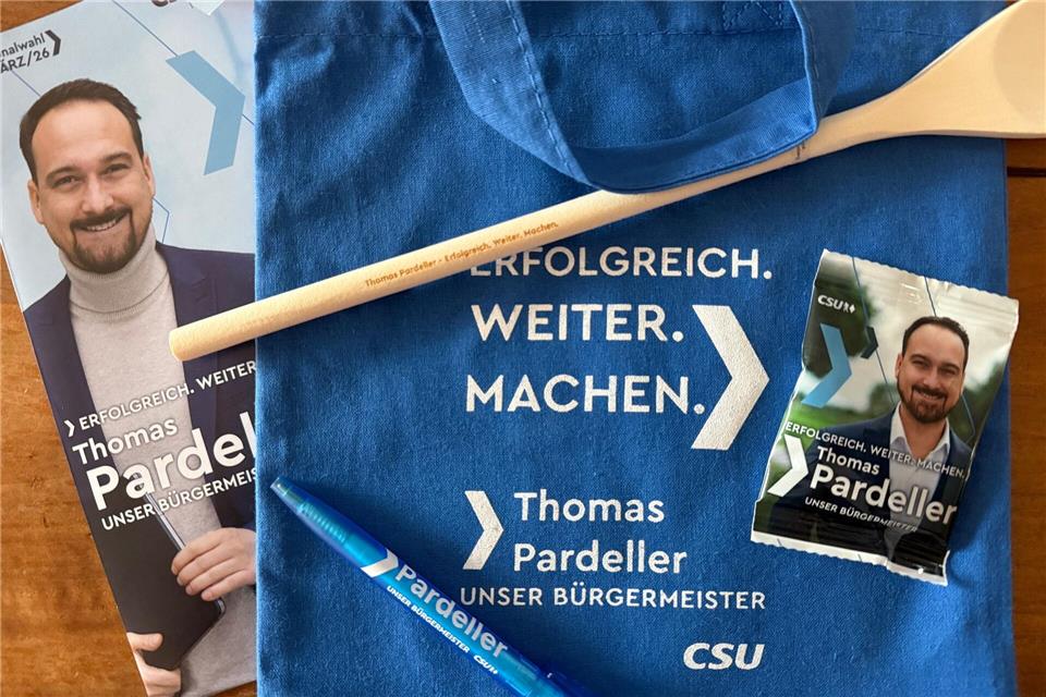 Bürgermeisters Thomas Pardeller (CSU) warb um seine Wiederwahl. (Archivbild)Cordula Dieckmann/dpa