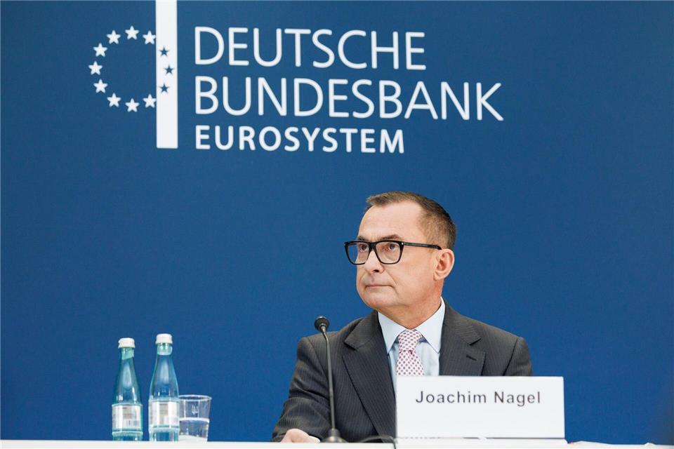 Bundesbank-Präsident Nagel muss einen Verlust von 8,6 Milliarden Euro verkünden.Hannes P. Albert/dpa