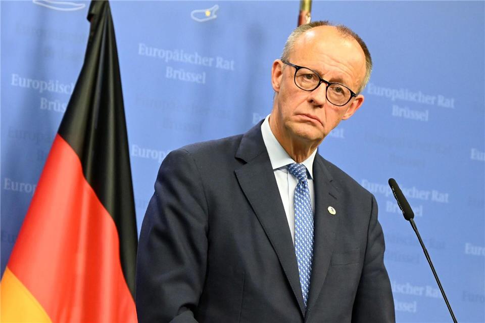 Bundeskanzler Friedrich Merz (CDU) kommt am kommenden Dienstag zum Antrittsbesuch nach Dresden. (Archivbild)Ansgar Haase/dpa