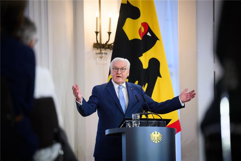Bundespräsident Frank-Walter Steinmeier besucht anlässlich des 18. März den Berliner Gedenkort Friedhof der Märzgefallenen. (Archivbild)Bernd von Jutrczenka/dpa
