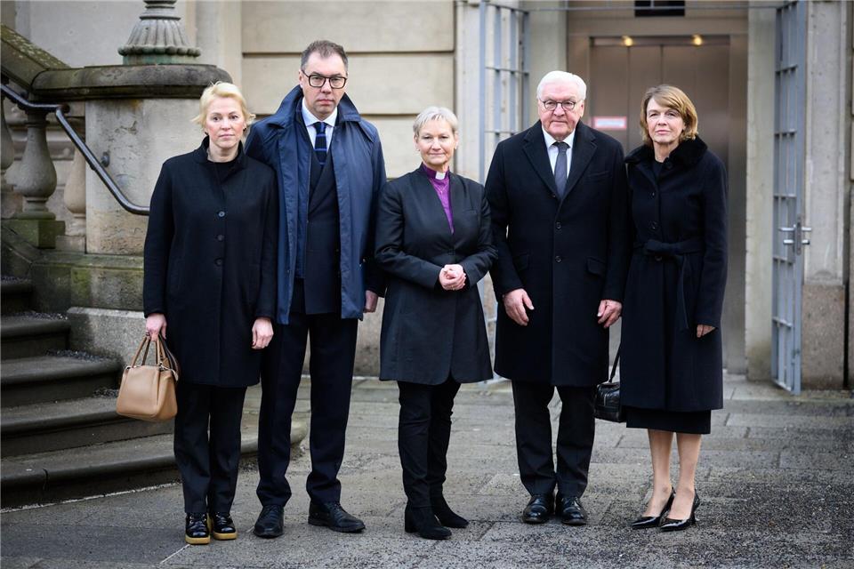 Bundespräsident Frank-Walter Steinmeier nahm am Berliner Friedensgebet für die Ukraine teil.Bernd von Jutrczenka/dpa