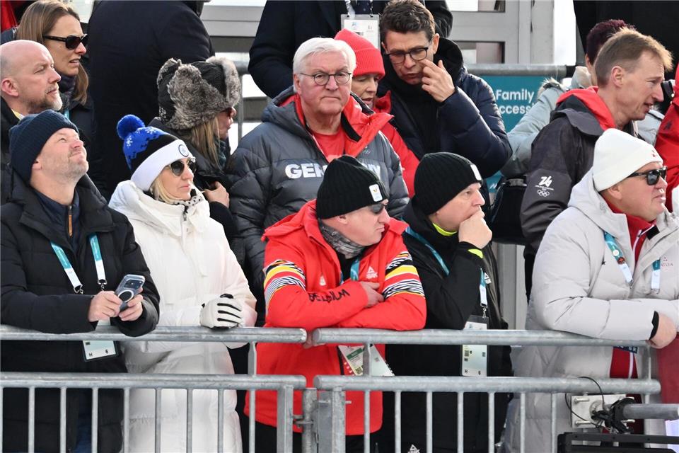 Bundespräsident Frank-Walter Steinmeier verfolgte das Rennen als Zuschauer.Hendrik Schmidt/dpa