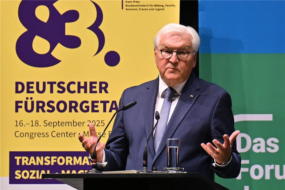 Bundespräsident Steinmeier fordert Bundesregierung zu Sozialreformen aufMartin Schutt/dpa