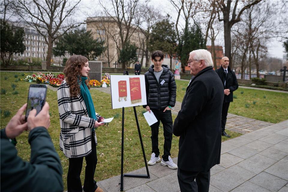 Bundespräsident Steinmeier fordert zum 18. März Einsatz für Demokratie.Carsten Koall/dpa
