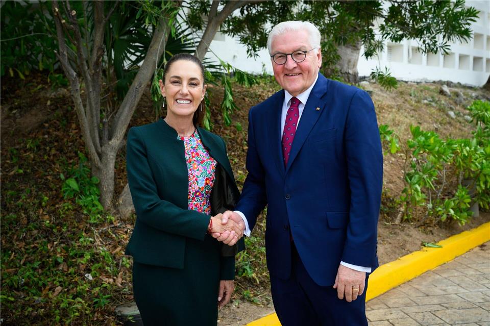 Bundespräsident Steinmeier trifft Mexikos Präsidentin Sheinbaum in CancúnBernd von Jutrczenka/dpa