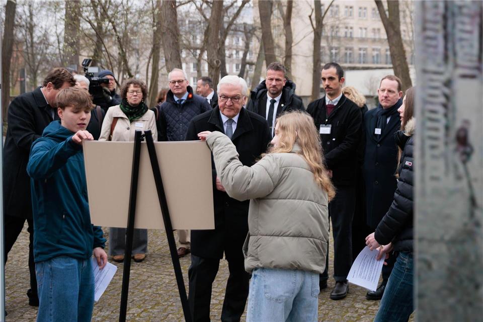 Bundespräsident Steinmeier wünscht sich anlässlich des 18. März Einsatz für die Demokratie.Carsten Koall/dpa