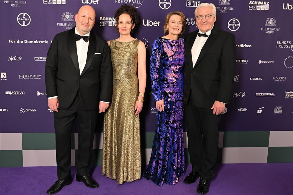 Bundespresseball mit Bundespräsident Steinmeier.Annette Riedl/dpa