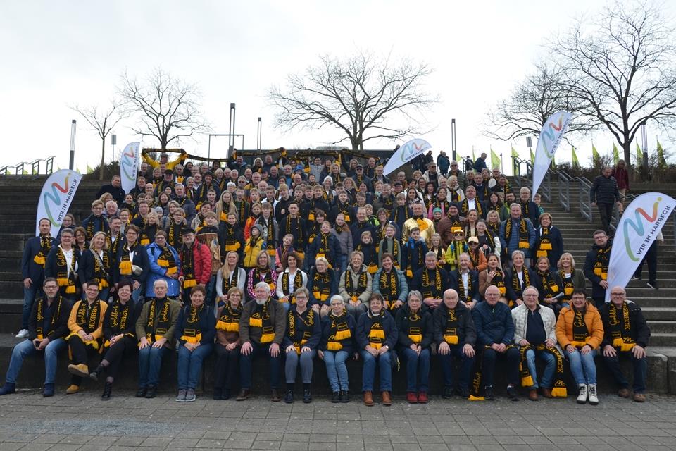 Bundessieger 2023 wurde Marbeck – und die große Delegation feierte den Sieg bei der Preisverleihung im Januar in Berlin.