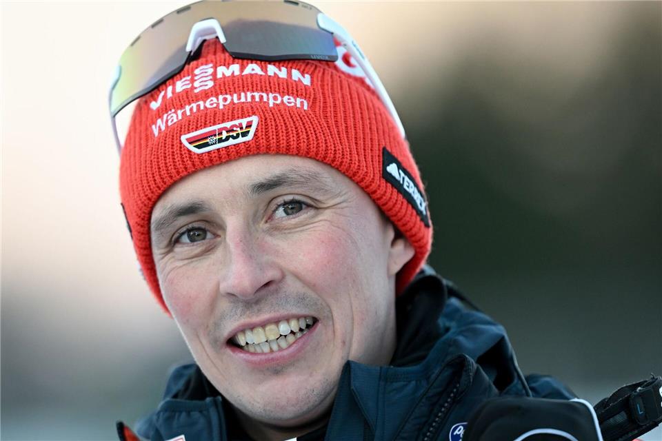 Bundestrainer Eric Frenzel wurde im Olympia-Ort schon Weltmeister. (Archivbild)Hendrik Schmidt/dpa