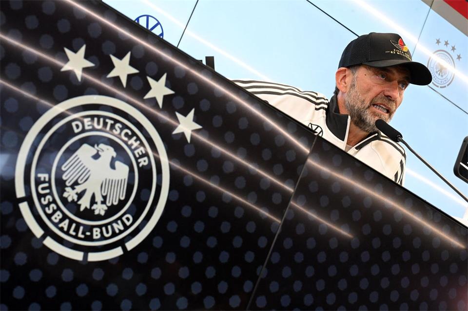 Bundestrainer Jürgen Klopp gibt aktuellen DFB-Kader für die Nations League bekannt.Boris Roessler/dpa