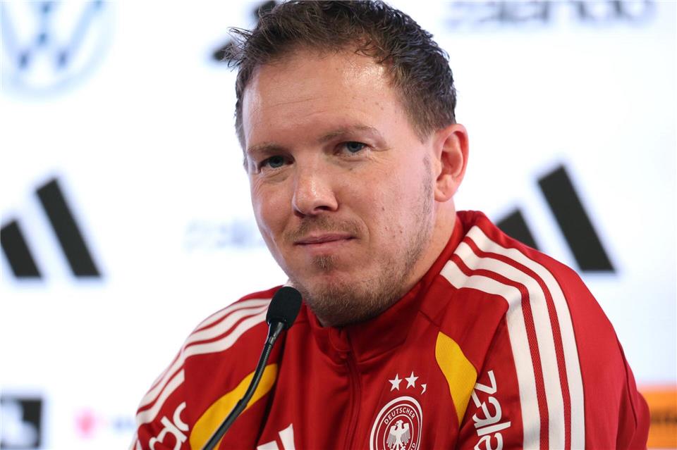 Bundestrainer Julian Nagelsmann hat sich zur Debatte um Homosexualität im Fußball geäußert.Christian Charisius/dpa