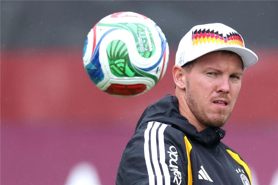 Bundestrainer Julian Nagelsmann kennt den ersten DFB-Gegner in der K.o.-Runde noch nicht.Jan Woitas/dpa
