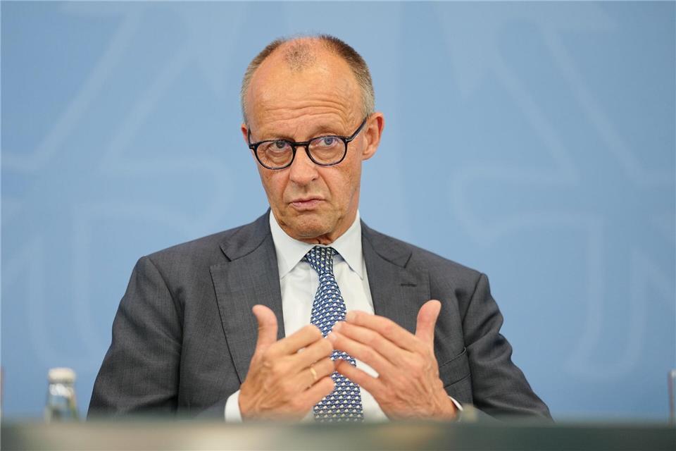 CDU-Chef Friedrich Merz hat sich im Wahlkampf für den Umbau des Bürgergelds eingesetzt. (Archivbild)Kay Nietfeld/dpa