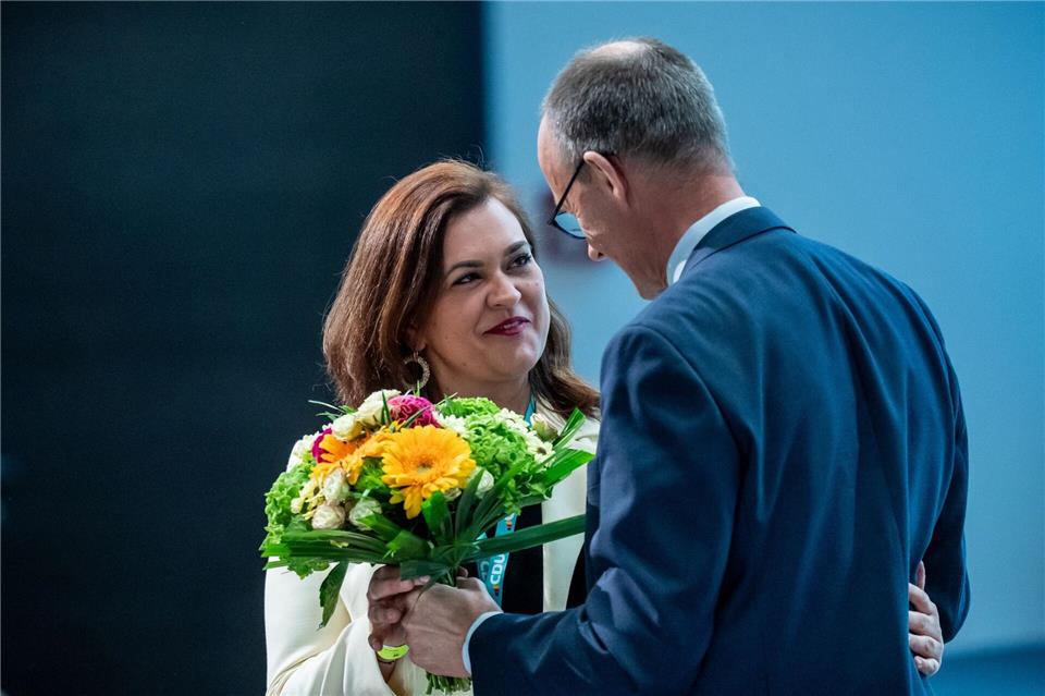 CDU-Chef Friedrich Merz sucht sich Franziska Hoppermann als neue Generalsekretärin aus Michael Kappeler/dpa