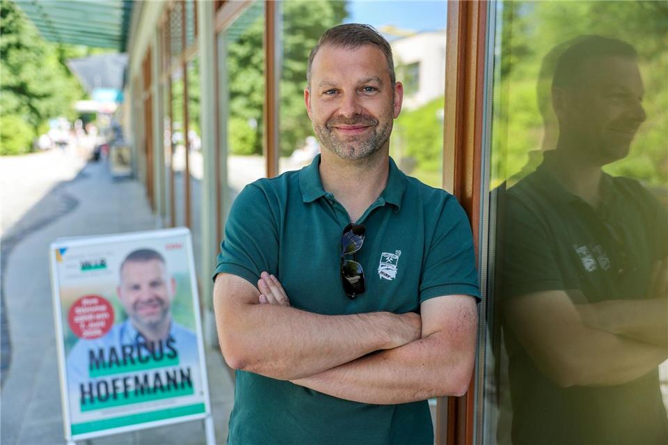 CDU-Kandidat Marcus Hoffmann: „Wir müssen wieder eine positive Dynamik hinbekommen.“Jan Woitas/dpa