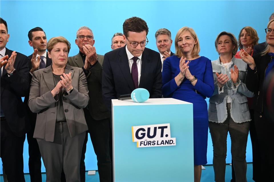 CDU-Landeschef Manuel Hagel konnte sich nicht gegen den Grünen-Spitzenkandidaten Cem Özdemir durchsetzen.Marijan Murat/dpa