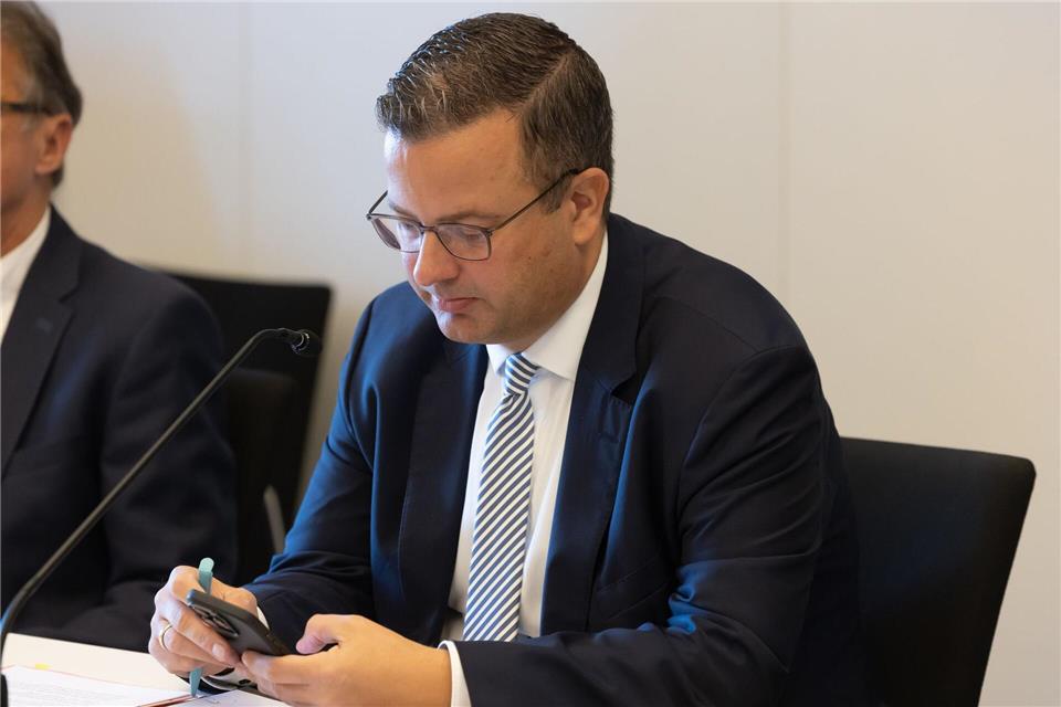 CDU-Obmann Sebastian Ehlers wirft Ministerpräsidentin Manuela Schwesig „abenteuerliche Dialektik“ vor. (Archivbild) Ulrich Perrey/dpa