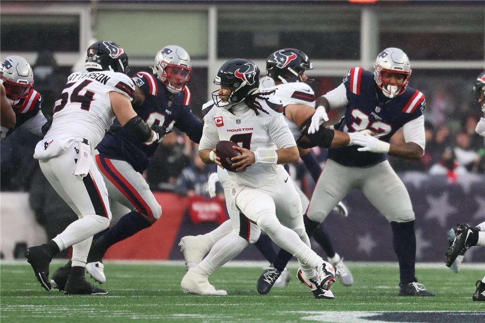 CJ Stroud hatte große Schwierigkeiten als Quarterback der Texans.Mark Stockwell/FR171920 AP/AP/dpa