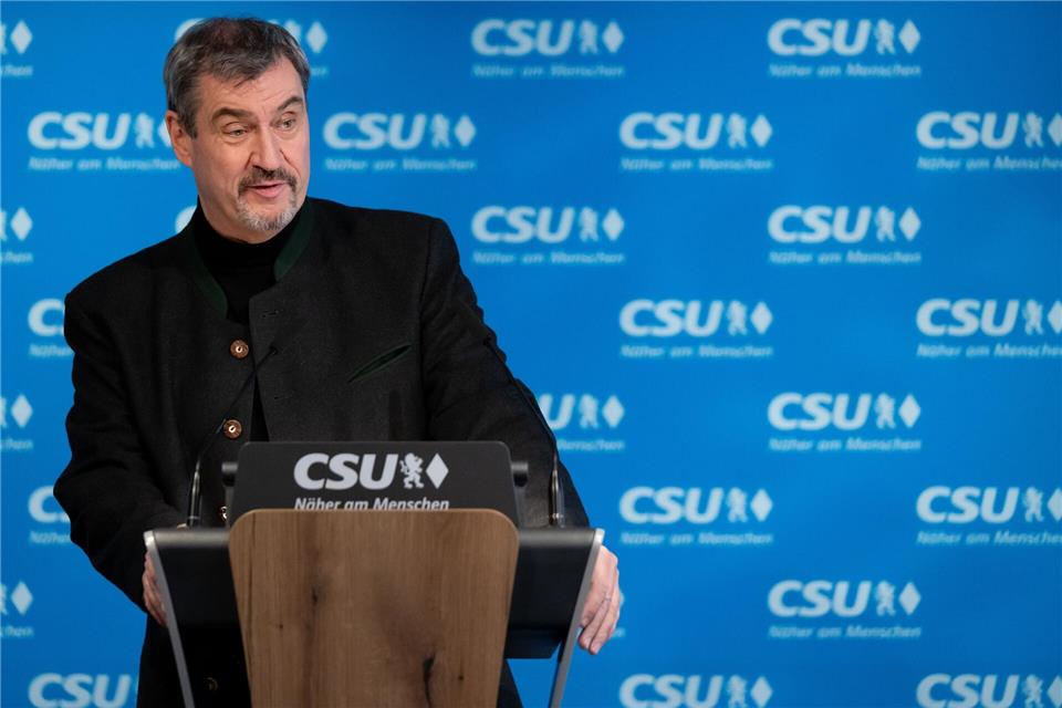 CSU-Chef Markus Söder stemmt sich gegen Beamte in der Rentenversicherung.Sven Hoppe/dpa