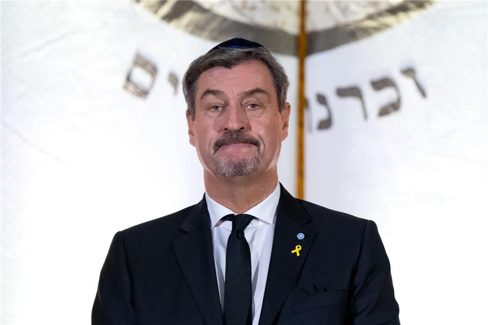 CSU-Chef Markus Söder will mögliche Sanktionen gegen Israel nicht mittragen. (Archivbild)Sven Hoppe/dpa