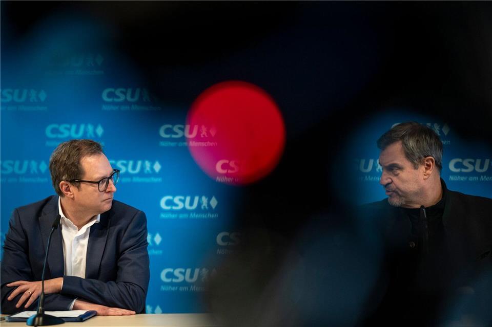 CSU-Chef Söder sieht großen Bedarf für Reformen in der EU. Eine Mitgliedschaft der Ukraine hält er für schwer umsetzbar.Peter Kneffel/dpa