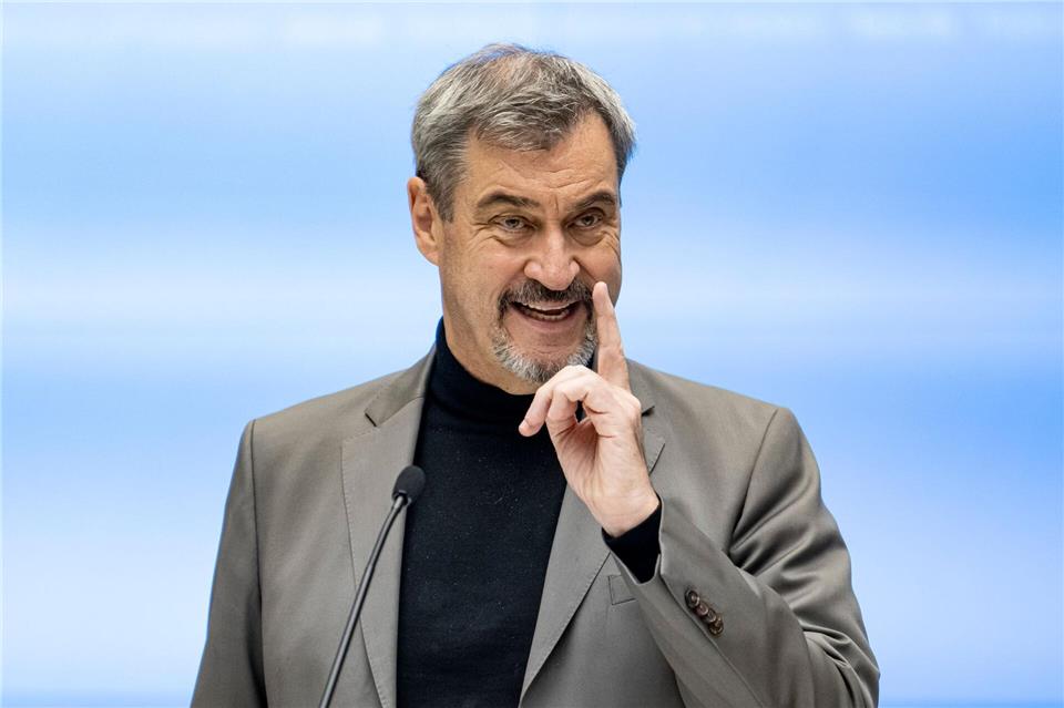 CSU-Chef Söder sieht in der deutschen Energiepolitik grundlegenden Änderungsbedarf.Fabian Sommer/dpa