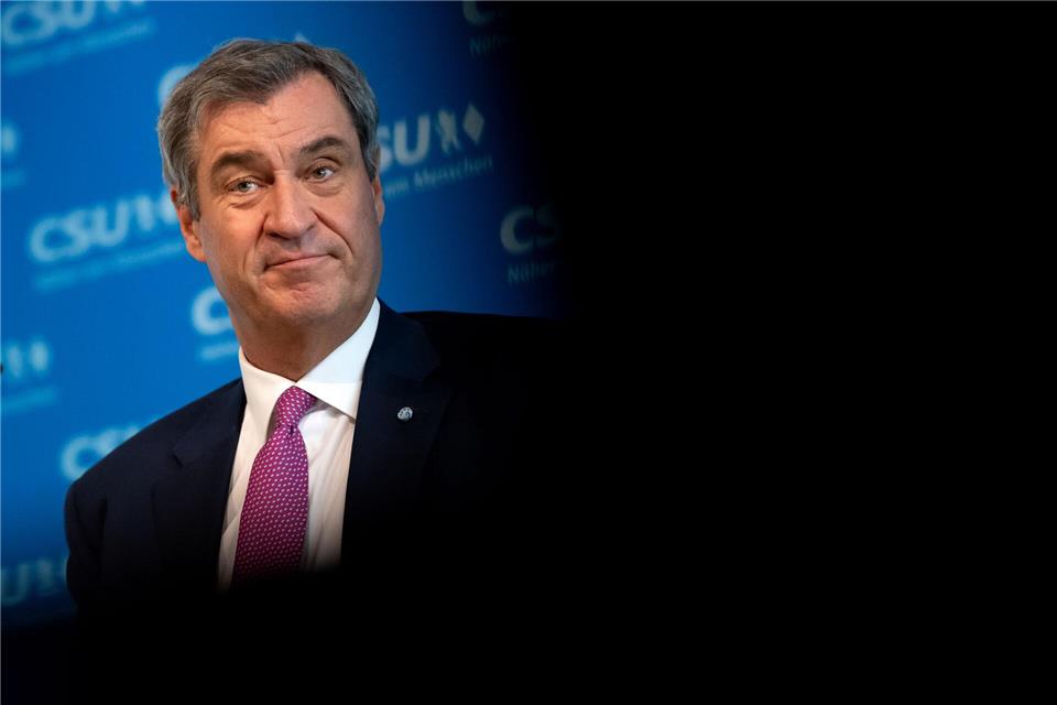 CSU-Chef Söder warnt vor parteiinternen Streitereien und will seiner Partei mit einem Zehn-Punkte-Plan zu neuer Geschlossenheit verhelfen.Sven Hoppe/dpa