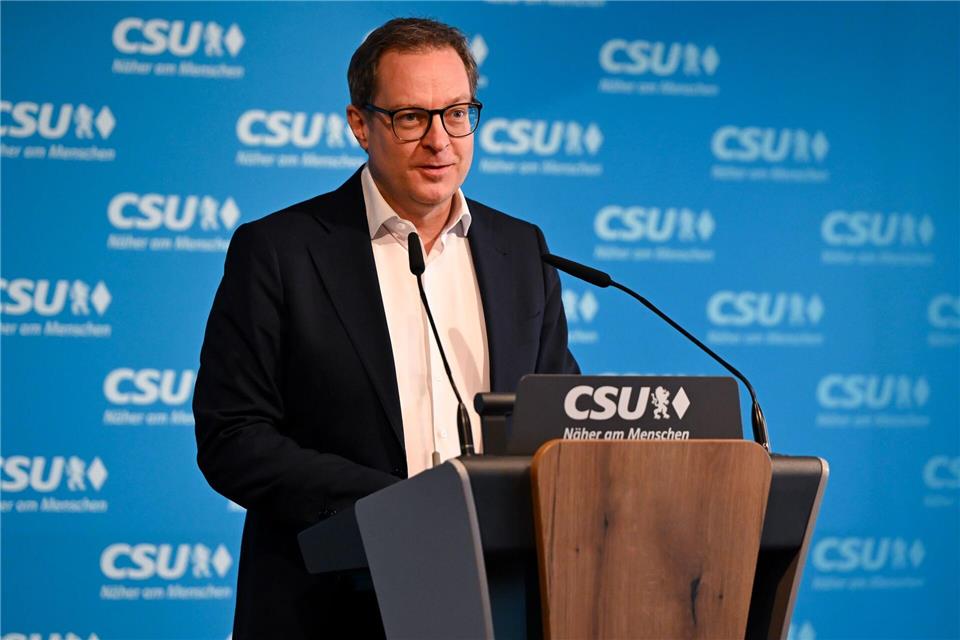CSU-Generalsekretär Martin Huber hält eine Renaissance der Kernenergie in Form kleiner Reaktoren für möglich (Archivbild). Sven Hoppe/dpa