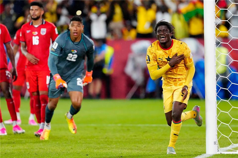 Caleb Yirenkyi ließ Ghana jubeln.Frank Gunn/The Canadian Press/AP/dpa