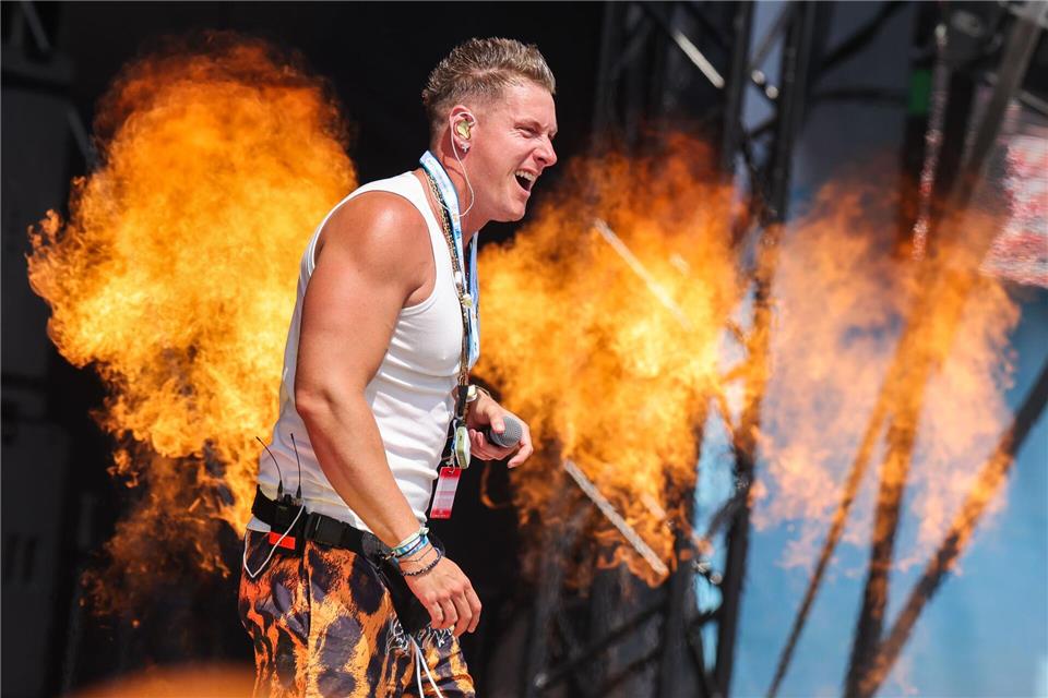 Calvin Kleinen tritt beim Festival „Inselfieber“ auf.Christoph Reichwein/dpa